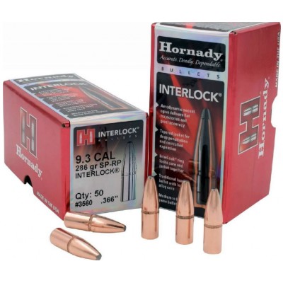 Hornady Interlock cal.9,3 286gr Sp-Rp 366"